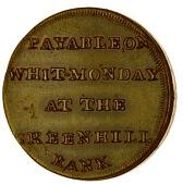 18th Century, Staffordshire, Staffordshire, Lichfield, S. Barker, Mainwaring’s imitation Farthing, arms, rev....