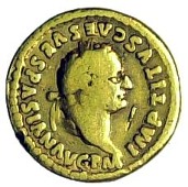 Titus (AD 79-81), Aureus, 80, Rome, laureate bust right, rev. wreath on two curule chairs, 6.58g (RIC 25a; C 317;...
