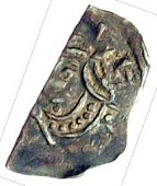 Stephen (1135-1154), Cut Halfpenny, Cross Voided and Mullets type, Canterbury, Eadward, [edpa]rd: on: [cant], 0.80g...
