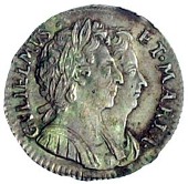 William and Mary (1689-1694), Proof Farthing, 1694, in silver, double exergue line, normal legends, edge plain,...