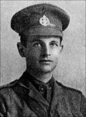 Three: Second Lieutenant B.A. Knights-Smith, Rifle Brigade, the first officer casualty of the 12th (Service)...