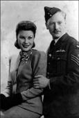Four: Flying Officer G. K. Hathersich, Royal Air Force, a pilot who completed 32 sorties, including three 1000...