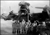 A Wireless Operator’s Air Log, being the original manuscript carried by Flight Sergeant Hewitt on the night of...