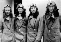 Three: Sergeant O. V. Houghton, Royal Air Force Volunteer Reserve, a Hurricane Pilot who was killed in action while...
