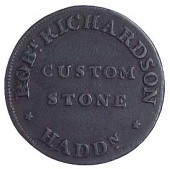 Haddington, Robert Richardson, Farthing, legend both sides (DH 3). About very fine, very rare (£35-45)