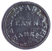 Edinburgh, H. Macfarlane, rev. tankard (DH 175; ST 469). Lacquered, very fine, reverse better, extremely rare (£80-100)