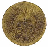17th Century Tokens, Gray’s Inn Gate, John Jones, Halfpenny, 2.38g/6h (BW. 1235); Gray’s Inn Lane [Holborn],...