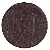 17th Century Tokens, Piccadilly, Richard Thorp, Halfpenny, 1666, 2.07g/6h (BW. 2243). Legends weak in places,...