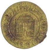 17th Century Tokens, St James’s [Westminster], Edward Lloyd svttler to his maiesties gard of foot, Halfpenny,...