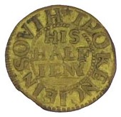 17th Century Tokens, Southampton Buildings [Holborn], Tho[mas] Kencie, Halfpenny, 1.74g/12h (BW. 2925);...
