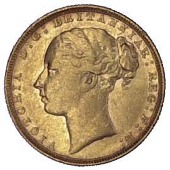 Victoria (1837-1901), Young Head, Sovereign,1879 (M 90; S 3856A). Almost very fine, rare (£100-120)