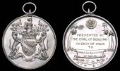 Earl of Reading’s Viceroy Presentation Medal 1921, silver, 51mm, inscribed on the reverse scroll ‘Kamwar Rup...