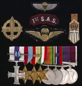 The excessively rare ‘Benghazi Raid’ ‘L’ Detachment S.A.S. Military Cross group of eight awarded to Major W....