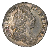 William and Mary (1689-1694), Sixpence, 1700, third bust, large crowns (ESC 1579; S 3538). Practically as struck,...