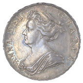 Anne (1702-1714), Halfcrown, 1704, edge tertio, rev. plumes in angles (ESC 570; S 3581). Some marks on obverse,...