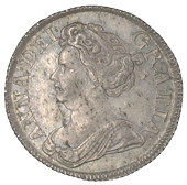Anne (1702-1714), Shilling, 1712, fourth bust, rev. roses and plumes in alternate angles (ESC 1159; S 3617). Good...