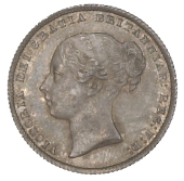 Victoria (1837-1901), Shilling, 1864, die 35 (ESC 1312; S 3905). Extremely fine (£60-80)
