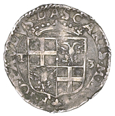 Malta, Three Tari, 1649, 7.99g/8h (RS 36; KM. 66). About very fine, rare (£100-150)