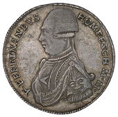Malta, Thirty Tari, 1798, pellet (or flaw) in obv. field, 29.59g/12h (RS 10, and pl.lxxxviii, 1, same obv. die; Dav....