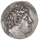 Phoenicia, Phoenicia, Tyre, Tetradrachm, 107/6 BC, laureate bust of Melqarth right, rev. eagle left on prow, club in...