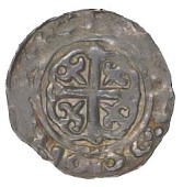 David I (1124-1153), Sterling, Edinburgh, type as Stephen type I, Derind, de[rind] on edon (part retrograde),...