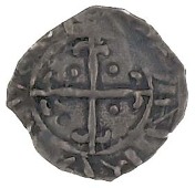 David I (1124-1153), Sterling, uncertain mint (perhaps Roxburgh), crude bust right, blundered legends, [d]avit...