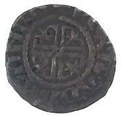 William the Lion (1165-1214), Sterling, Roxburgh, Peris Adam, peris adam on ro, 1.15g/3h (SCBI 35, 58; B 6b, fig....