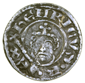 Class I, London, Henri, henri·on:lvnde, seriffed x, reversely barred n and double half moon c on obv., double half...