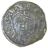 Class I, London, Henri Pi, henri·pi·on·lvnd, seriffed x, double half moon c and es, new dies, 1.43g/9h (SCBI 55)....