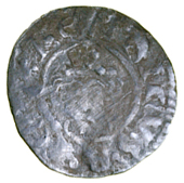 Class I, Northampton, Raul, ravl·on·norht, curls 4/5, 1.15g/3h (SCBI 135). Somewhat corroded and surfaces scraped,...