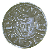 Class Ia, London, mm. star and crescent, henricvs rex, rev. anglie terci, 1.49g/7h (N 983; S 1358). Flan split by...