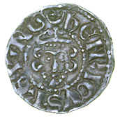 Class Ib, Canterbury, mm. star and crescent, henricvs·rex ang, rev. lie terci can, 1.48g/2h (N 984; S 1359)....