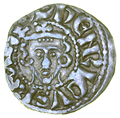 Class Ib/II, Canterbury, Gilbert, mm. star and crescent, henricvs rex ang, rev. gilbert on can, 1.36g/11h (N...