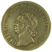 Oliver Cromwell, Broad, 1656, laureate bust left, rev. crowned arms of the Protectorate, 9.05g/6h (Lessen A2; WR 39;...