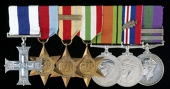 A very rare ‘Post-War Palestine’ M.C. group of seven awarded to Major D. A. Windeler, Royal Tank Regiment, Royal...
