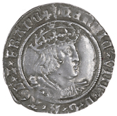 Henry VIII (1509-1547), Second coinage, Groat, mm. arrow, 2.76g/4h (N 1797; S 2337E). Legends weak in places,...