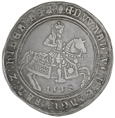 Edward VI (1547-1553), Third period, Fine issue, Crown, 1552, mm. tun, 30.73g/8h (Lingford dies A-13; N 1933; S...
