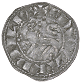 Anglo-Gallic, Edward I (1272-1307), Aquitaine, Deniers au lion (2), fishbone tail to leopard, 0.87g/9h (E 13 [cf....