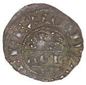 Anglo-Gallic, Edward I (1272-1307), Obole au léopard, e in first angle of rev., reads agi’, as unbarred, 0.42g/9h...