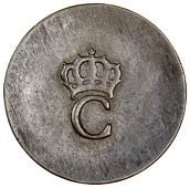 France, French Colonies, Louis XVI, Sol Estampé [1779], silver (VG 7; KM. 2). Extremely fine and toned (£50-70)
