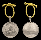 Honourable East India Company Medal for the Capture of Seringapatam 1799, pewter or ‘fine grain tin’, fitted...