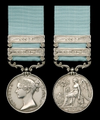 The Second Mahratta War medal to Sergeant Henry Allen, 19th Light Dragoons

Army of India 1799-1826, 2 clasps,...