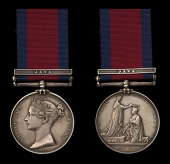 The Capture of Java medal to Lieutenant-Colonel Peter Grant-Peterkin, Bengal Volunteers

Military General Service...