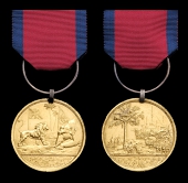 Honourable East India Company Medal for Burma 1824-26, gold, fitted with original steel clip and ring suspension,...