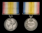 A scarce Candahar campaign medal to Private George Reynolds, 40th Foot

Candahar 1842 (Private George Reynolds,...