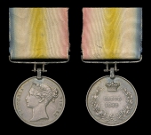 The Cabul 1842 campaign medal to Brevet Major Charles Shaw, 31st Foot, a veteran of Albuhera in 1811, and a survivor...