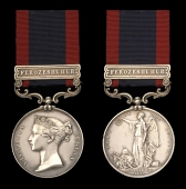 The Sutlej medal to Private Edward Poulton, 31st Regiment, killed in action at Ferozeshuhur

Sutlej 1845-46, for...