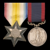 The Gwalior and Sutlej campaign pair to Private Thomas Brown, 16th Lancers, killed in their famous charge at Aliwal...