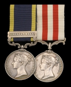 The Punjab and Indian Mutiny campaign pair to Colonel A. J. Macpherson, 24th Foot, who was severely wounded at...