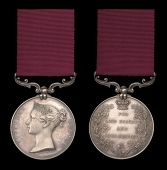 The scarce ‘Anchor reverse’ H.E.I.C. long service medal to Sergeant-Major Alexander Munroe, 23rd Regiment Light...